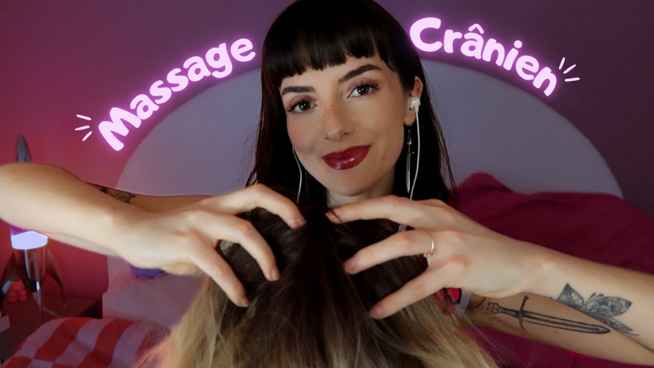 #ASMR | MASSAGE CRÂNIEN de 2 TYPES 💆🏼‍♀️ (avec perruque et bonnette)