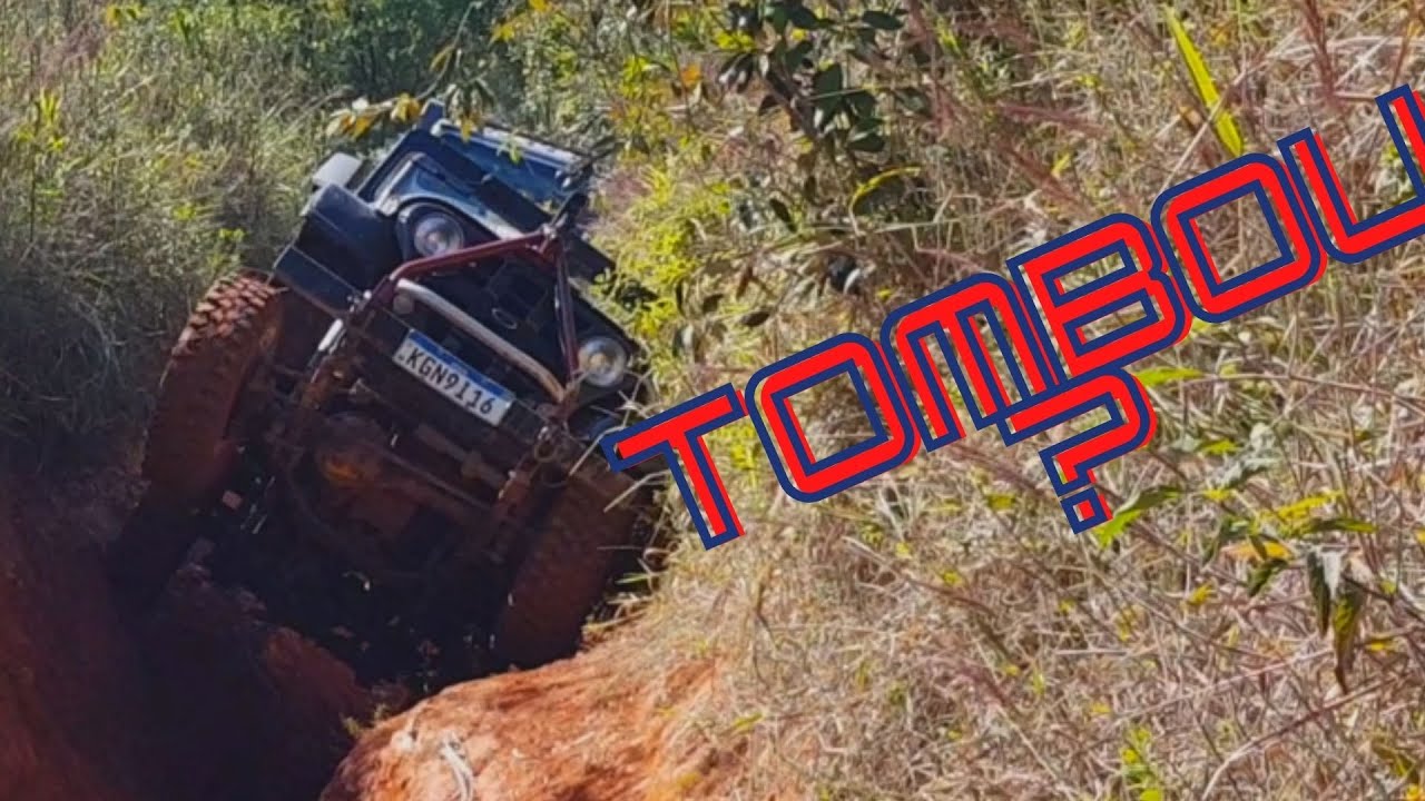 PERIGO de TOMBAMENTO na Trilha da Placa 4x4 - Willys, Samurai MONSTRO, Gaiola, Troller