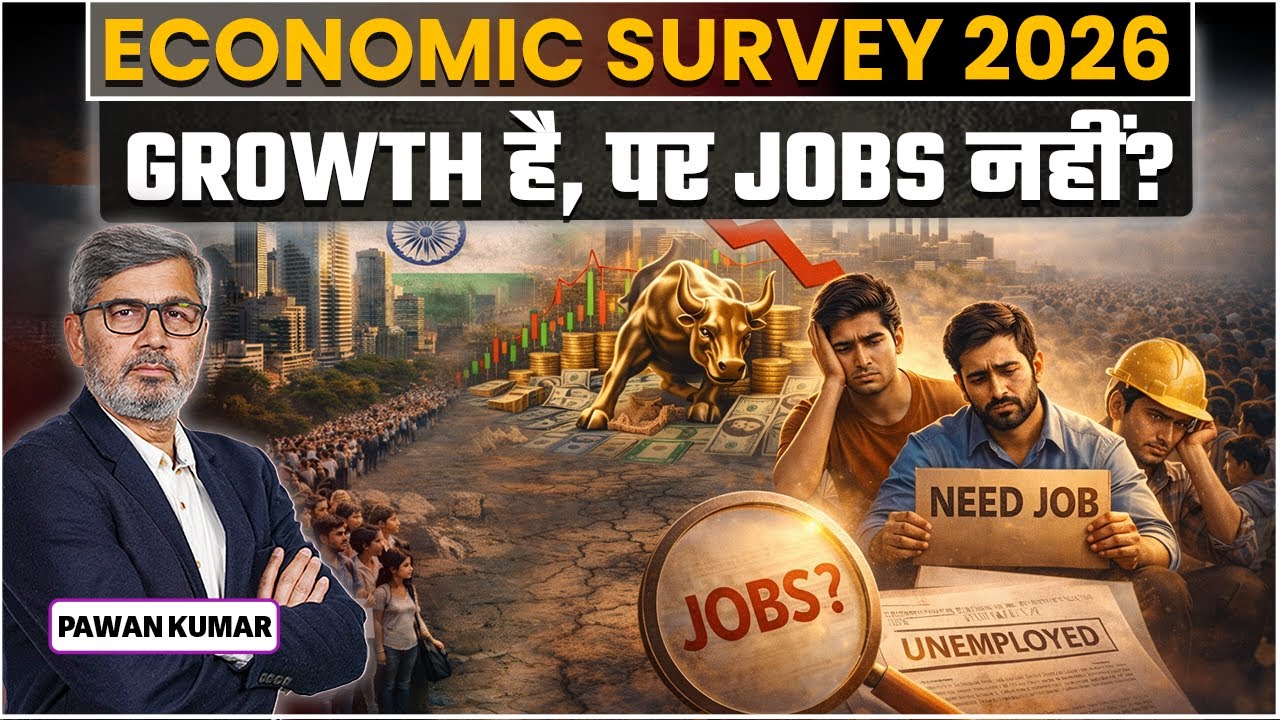 Economic Survey 2026 में भारत की नौकरियों की सच्चाई | Employment Crisis Explained