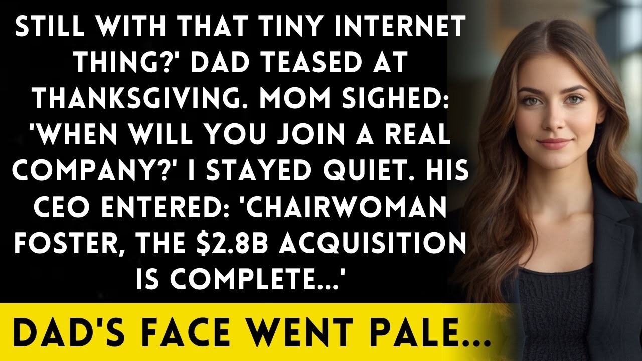 Family Mocked My 'Small Online Business' At Thanksgiving - Until Dad's CEO Called Me 'Boss'