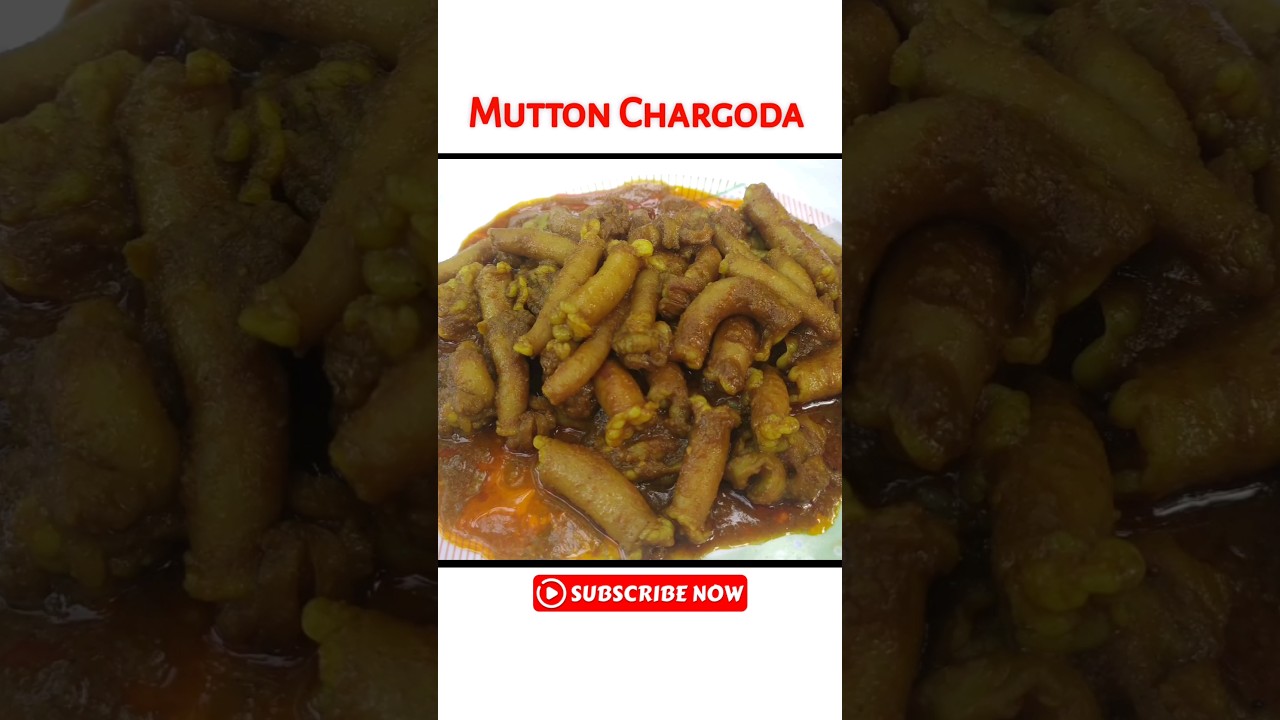 Mutton chargoda #chusta #muttonchusta #muttonboti #goatintestine #goat #tastyvillfoodcooking