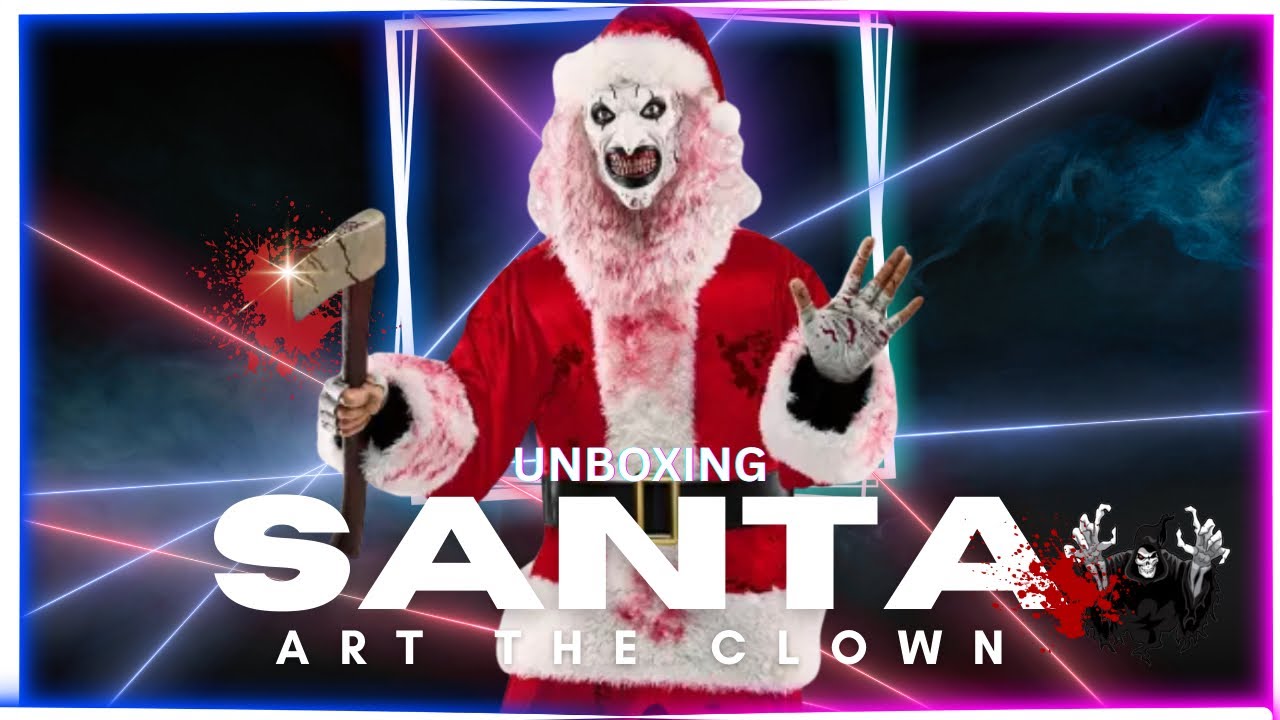 🎅🔪 Santa Art the Clown Unboxing! | Spirit Halloween 2025 Animatronic Reveal