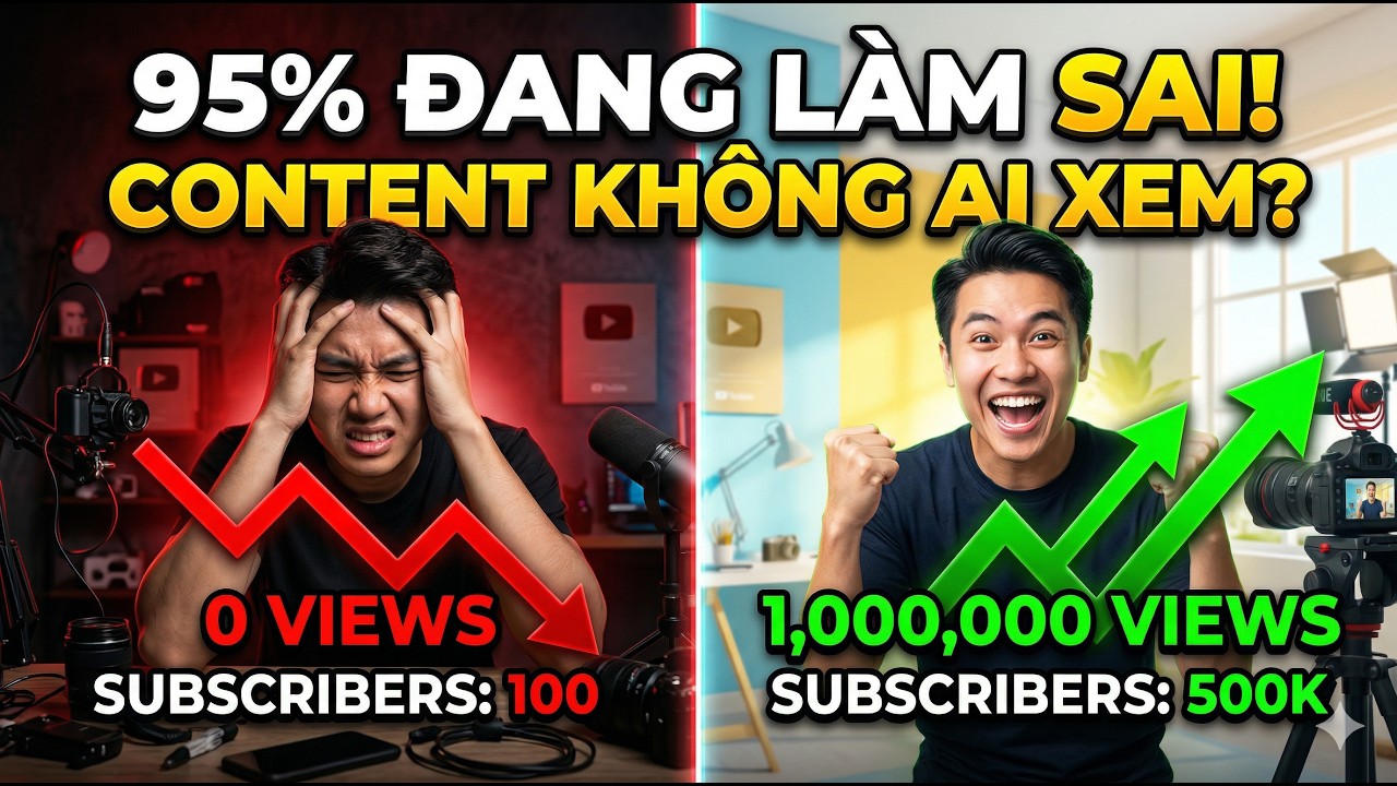 95% Người Làm Nội Dung Đang Sai – Đây Là Công Thức Video Triệu View