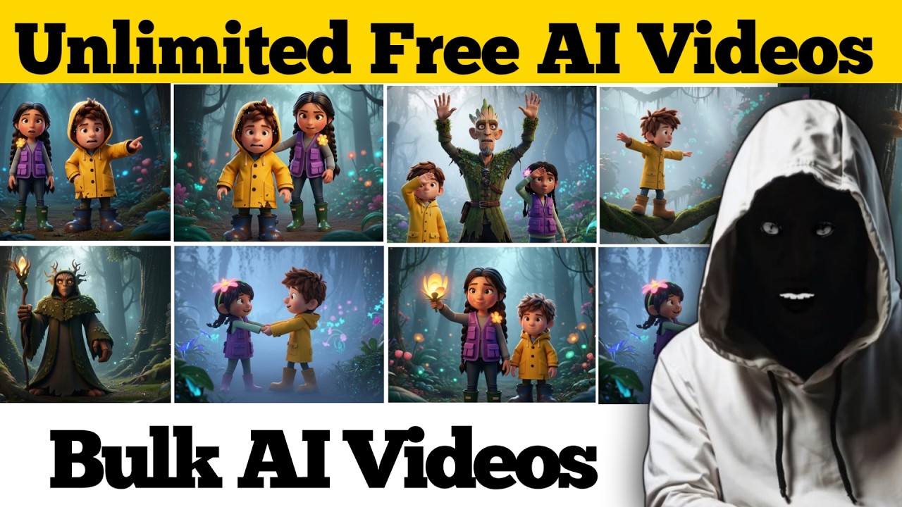 Create Unlimited AI Animatic Videos In Bulk | 100% Free AI Video Generator 2026