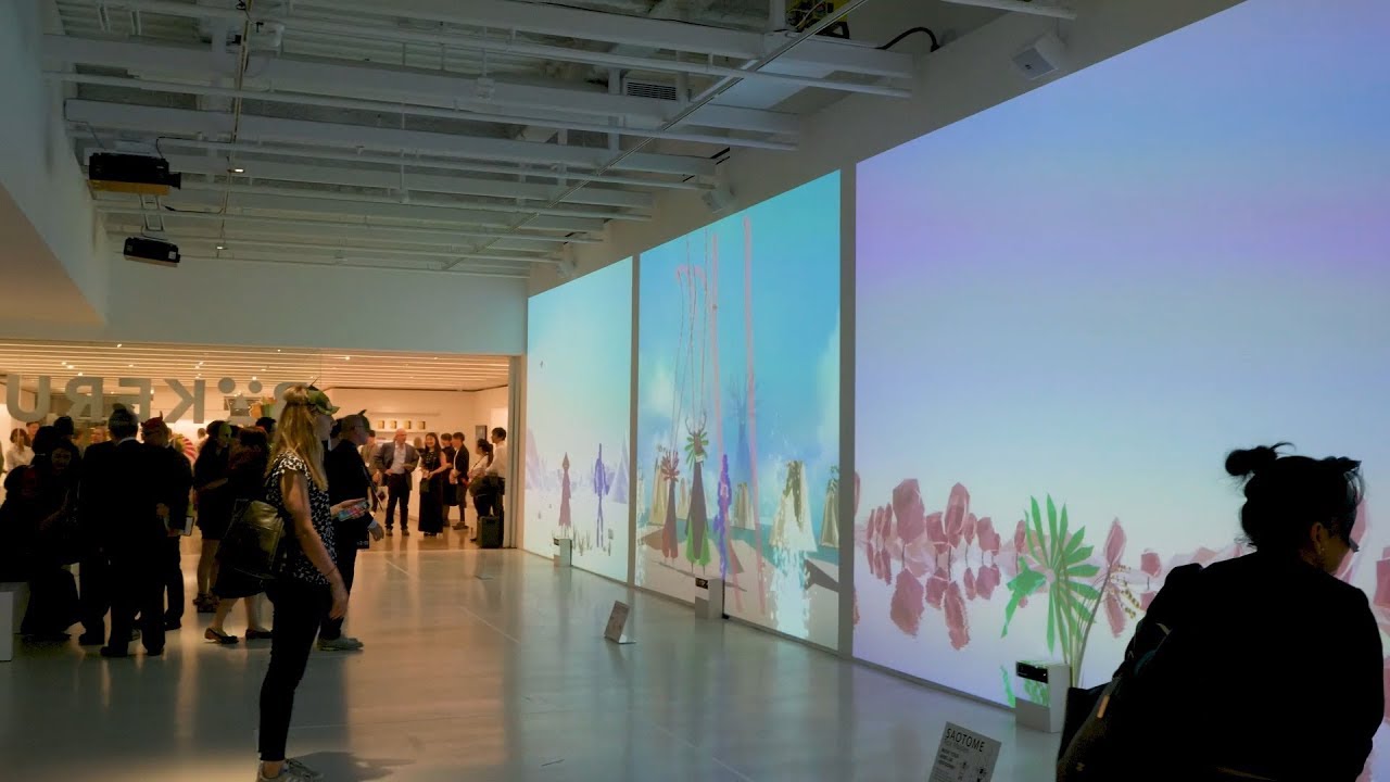 JAPAN HOUSE Los Angeles employs Panasonic projection for Bakeru exhibition