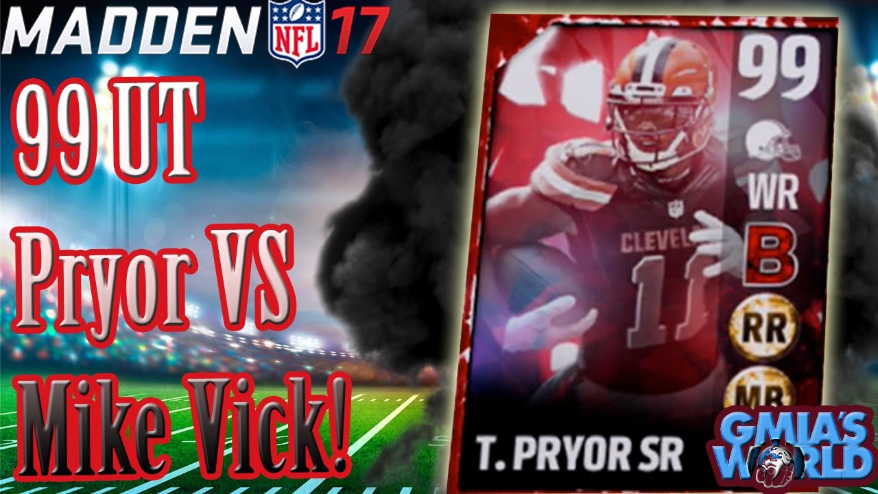 CAREER TRIBUTE VICK VS ULTIMATE TICKET PRYOR! | MAXIMUM SWERVE FAILS | MUT 17 GAMEPLAY