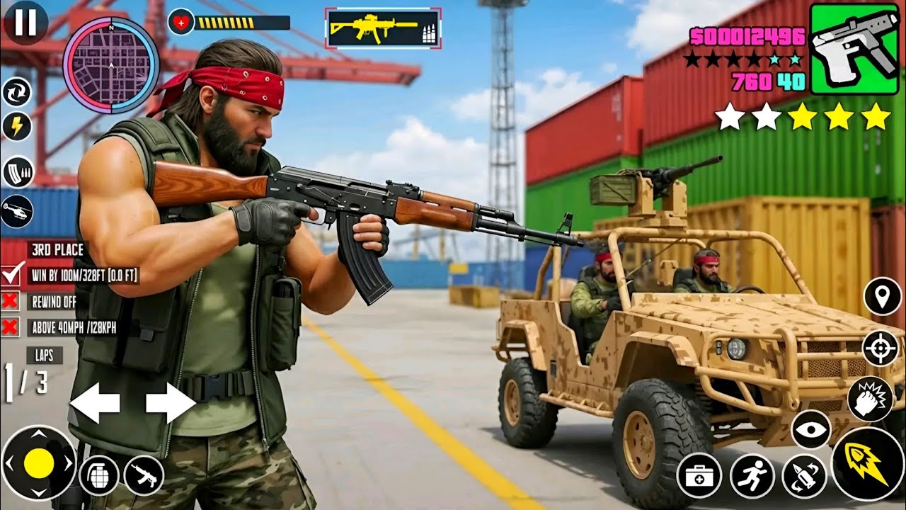 Mission Strike War Game _ Android Gameplay 