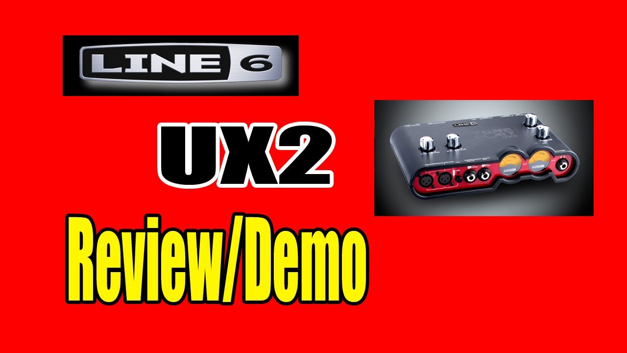 Line 6 UX2 USB Audio Interface Demo/Review