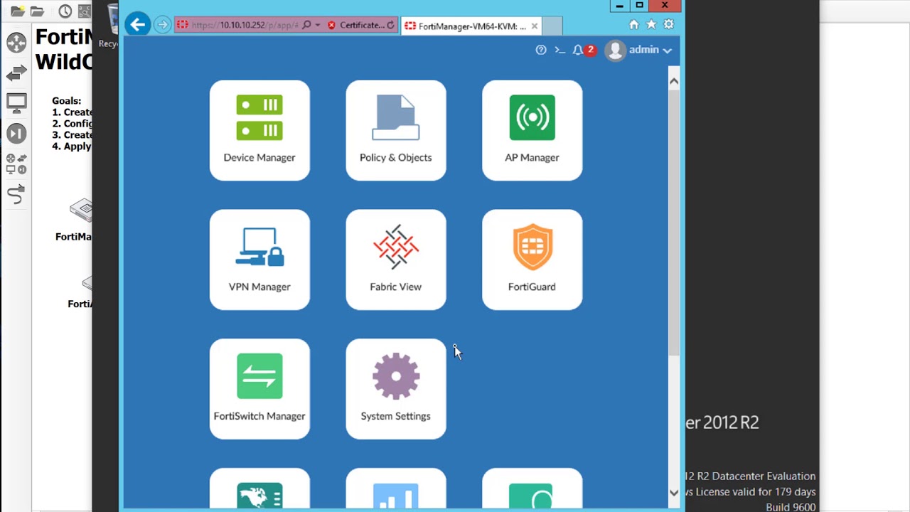 26. Creating Admins using an LDAP bind on the FortiManager FortiAnalyzer