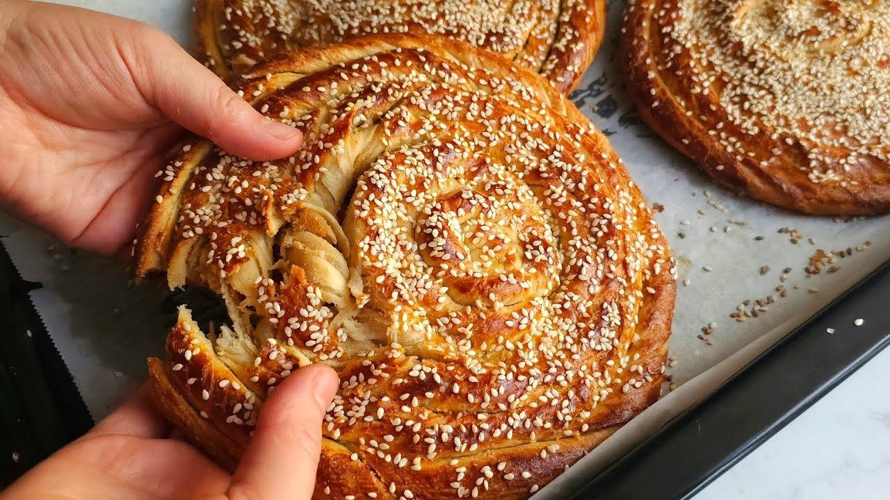 Günde 2 Tepsi Sipariş Aldğım Tahinli çörek tarifi Kolayca Açılan Hamuruyla Herkes Yapabilsin Diye