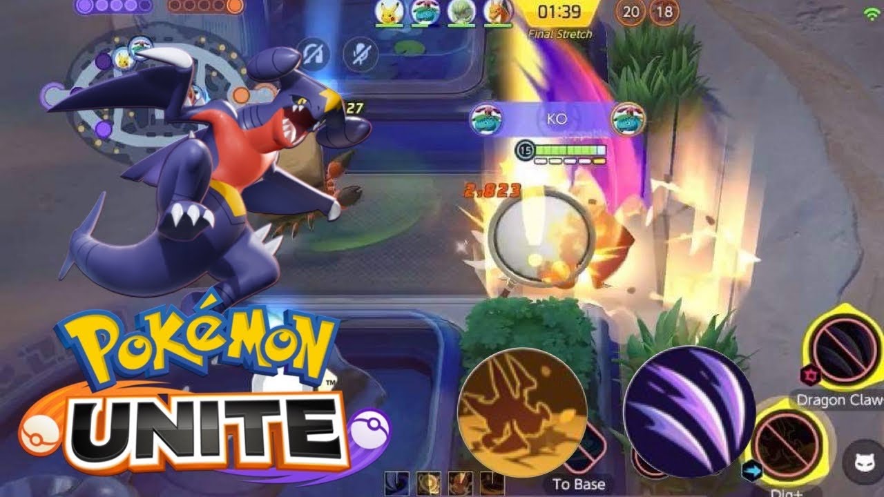 Pokemon Unite - Garchomp Is A Beast! 🦈 | Gameplay & Build