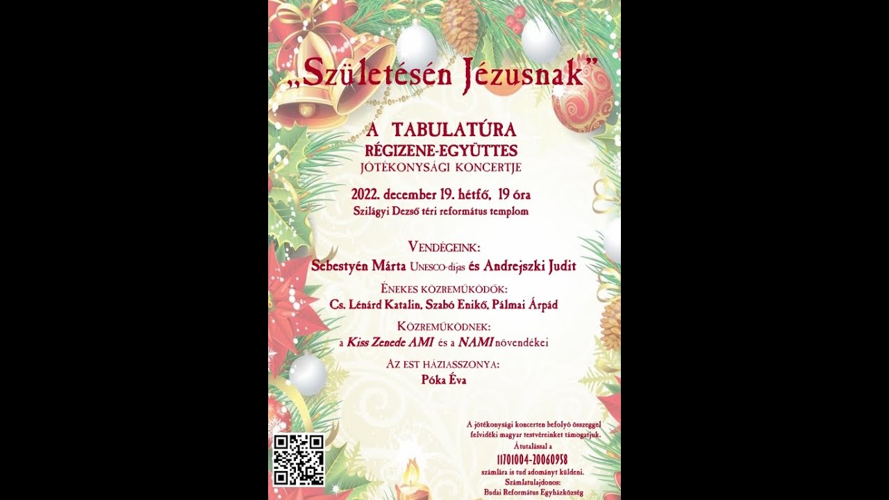 Tabulatúra régizene-együttes 2022. december 19.