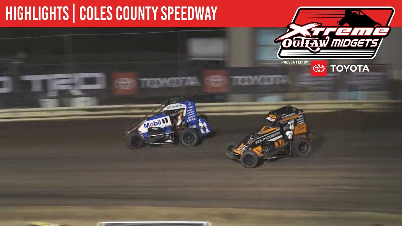 Xtreme Outlaw Midget Series Presented by Toyota | Coles County Speedway | May 31, 2025 | HIGHLIGHTS