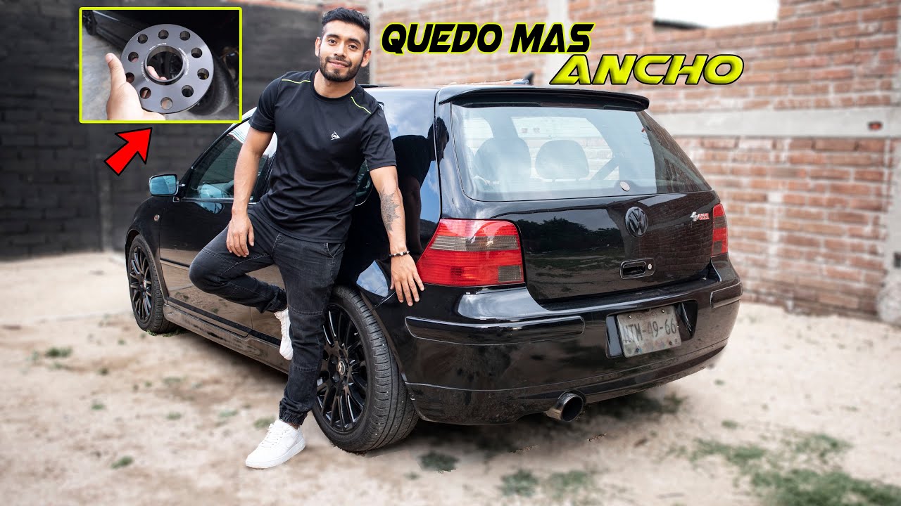 🔥ESPACIADORES DE RIN PARA EL GOLF GTI -  ENSANCHANDO EL GTI