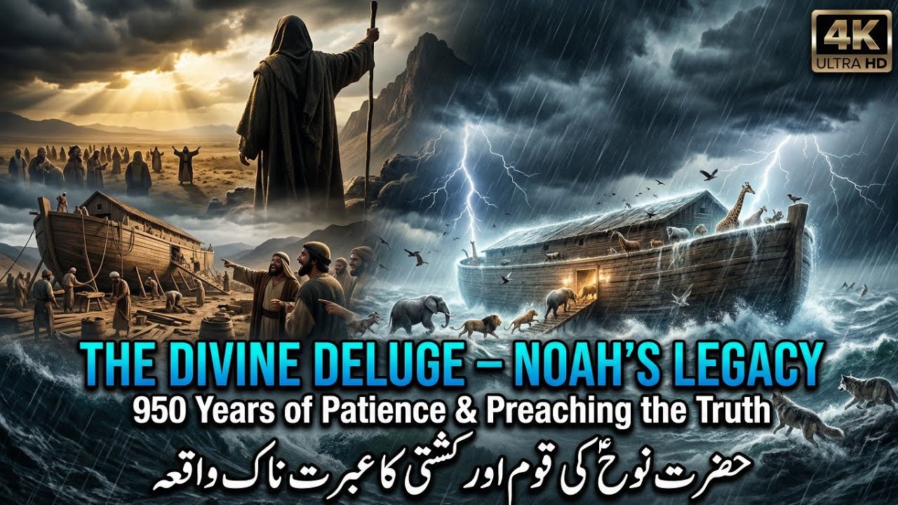 STORY OF PROPHET NOAH (A.S)  QOUM E Noah | حضرت نوحؑ کی قوم اور کشتی کا عبرت ناک واقعہ