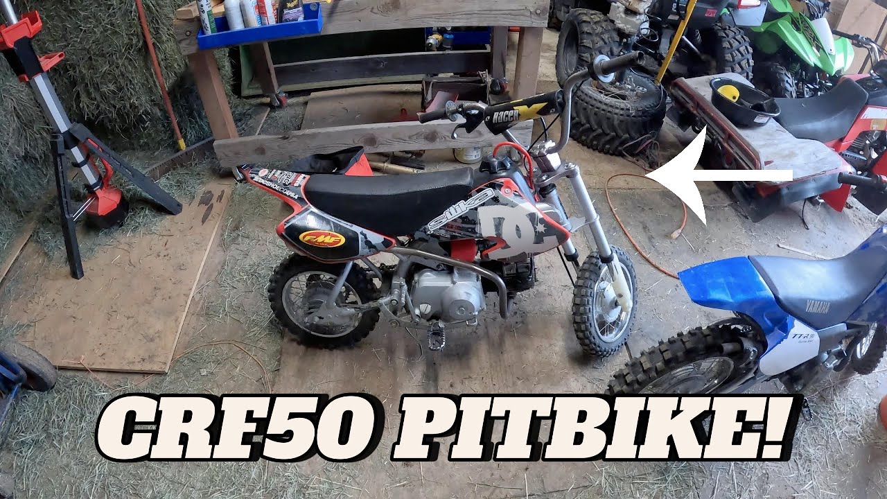 I bought an early 2000's build, Honda CRF50 Pit bike (Old School)