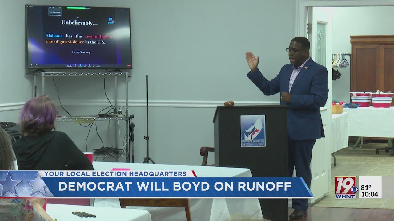 Democrat Will Boyd Discusses Runoff Election