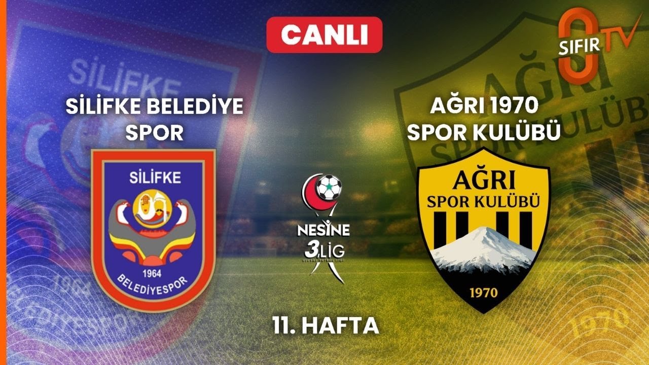 SİLİFKE BELEDİYE SPOR - AĞRI 1970 SPOR KULÜBÜ