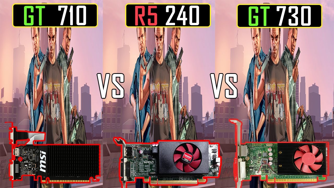 R5 240 vs GT 730 vs GT 710 - Gaming Test in 2025