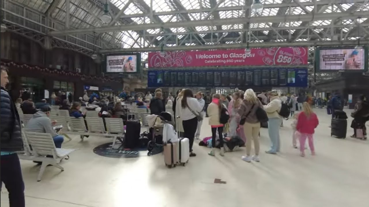 ГЛАЗГО — от Юнион-стрит до Центрального железнодорожного вокзала