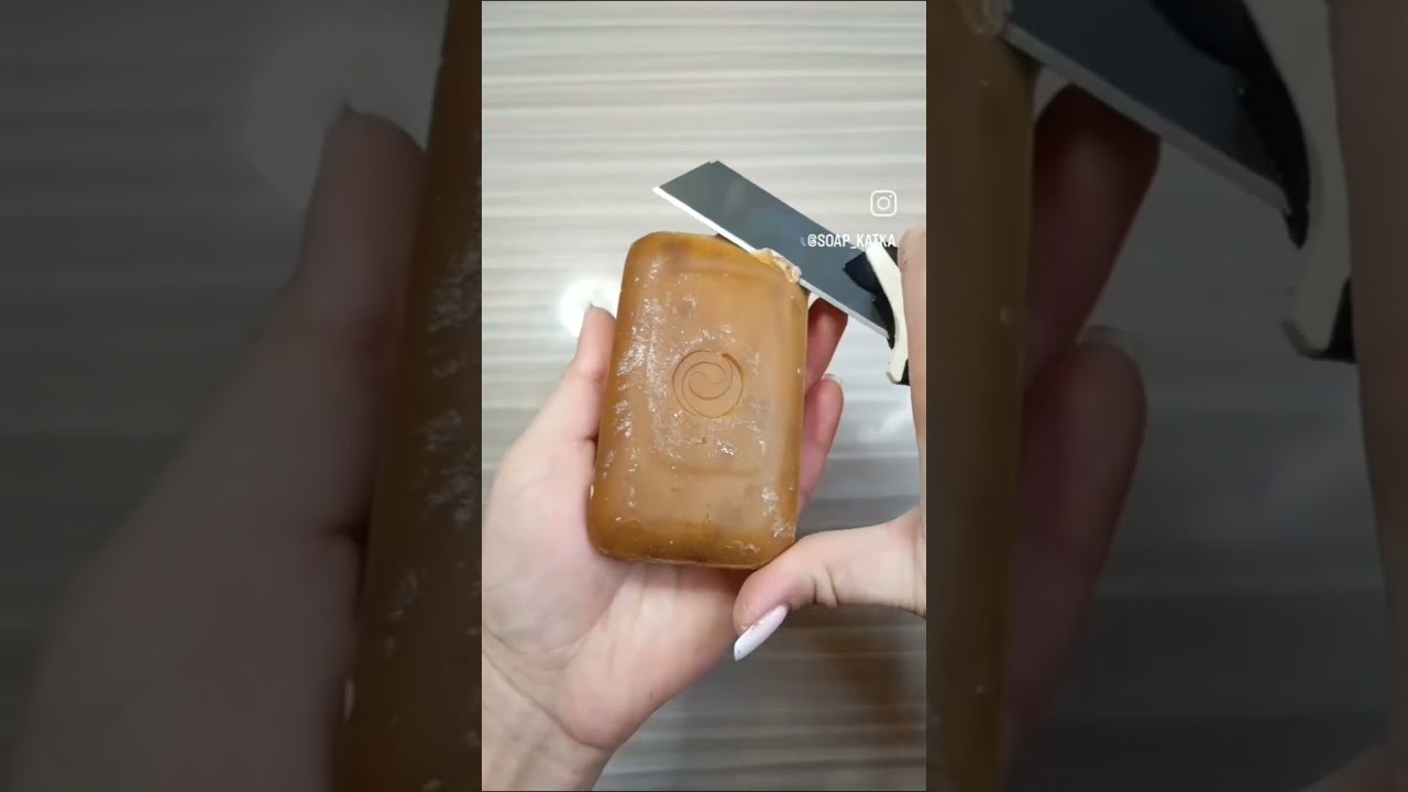 ASMR soap cutting by different soap authors.