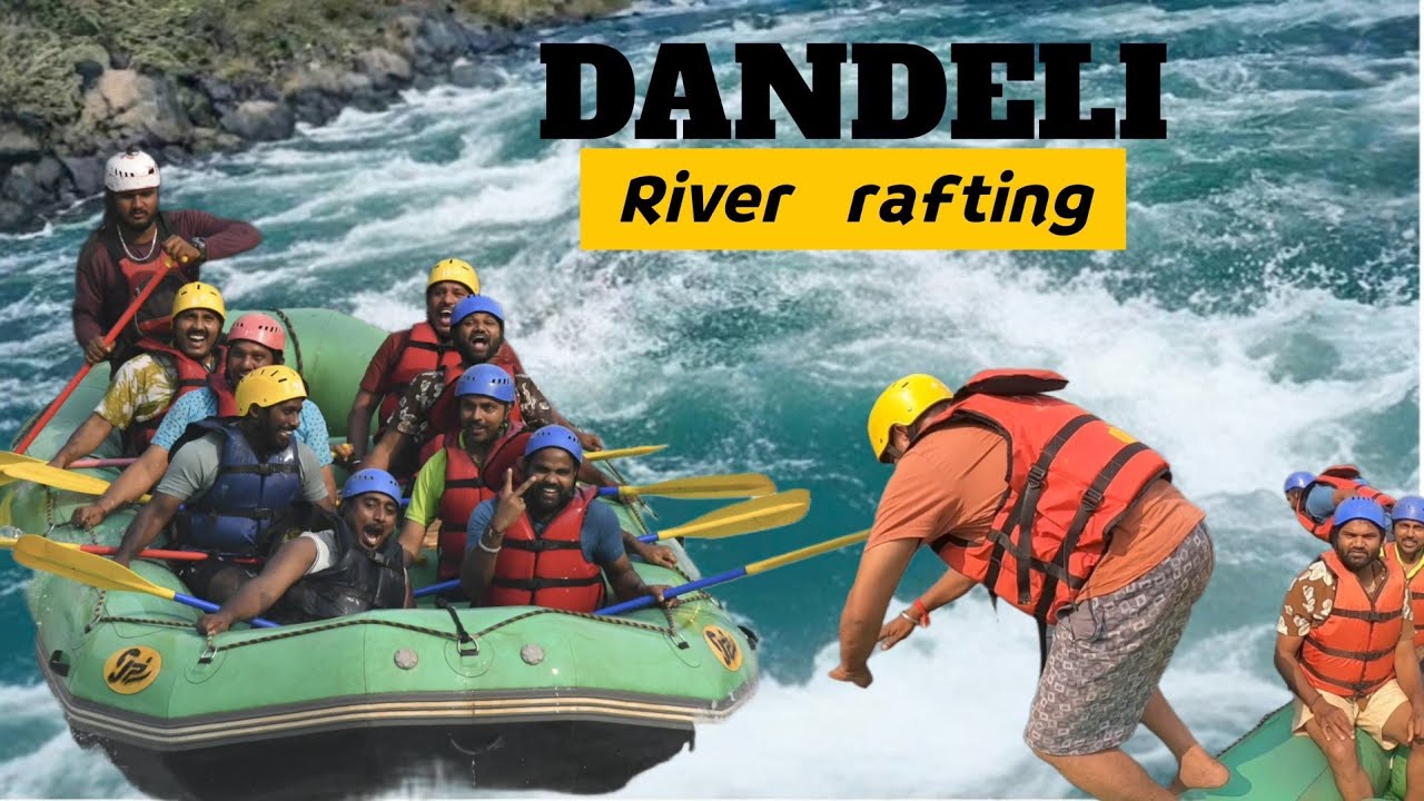 Dandeli River Rafting Adventure 😱 | Biggest Wave Challenge! Full Fun & Thrill 🌊🔥