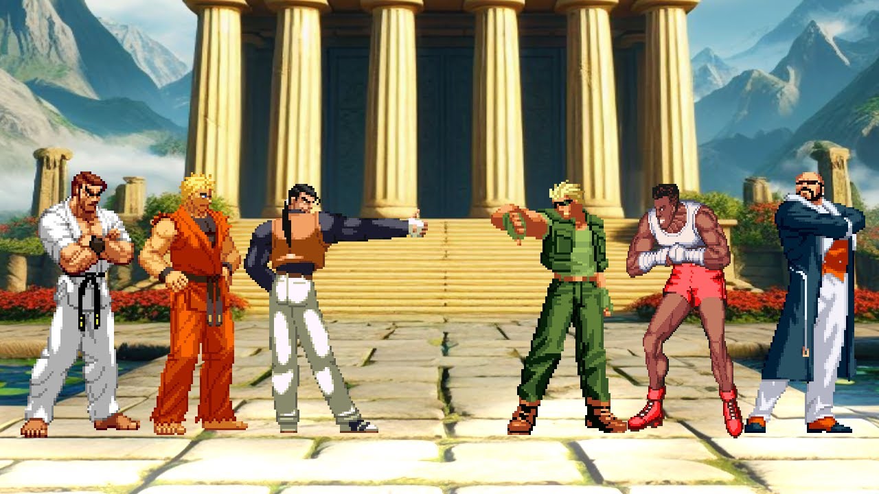 Art of Fighting vs Villains MUGEN Battle