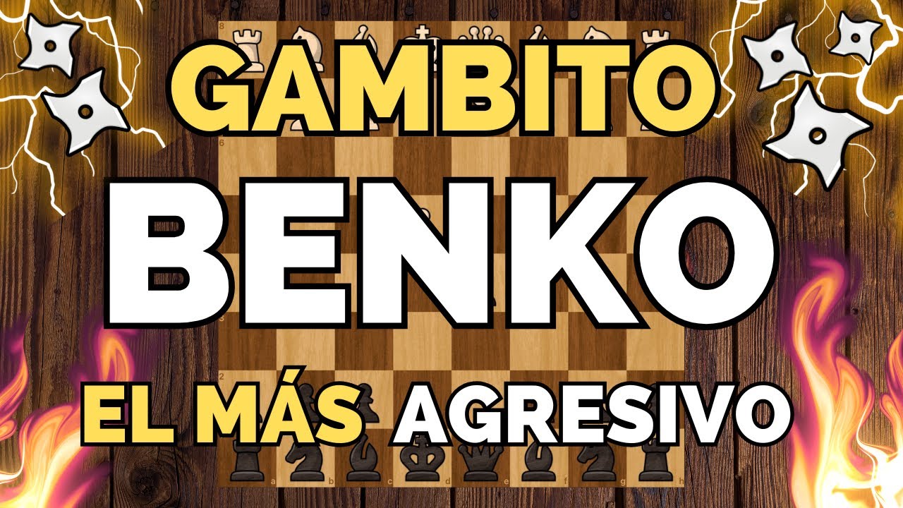 GANA 9/10 PARTIDAS con el GAMBITO BENKO🔥😱