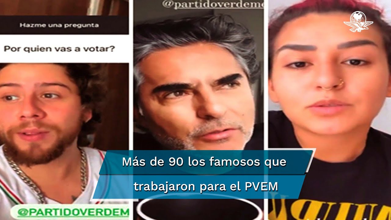 ¿Quiénes son los influencers que promocionaron al Partido Verde en veda electoral?