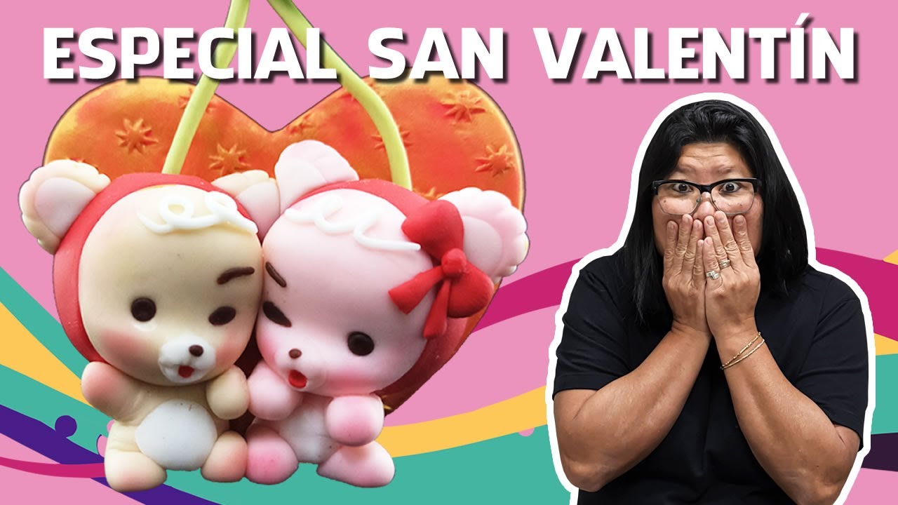 Modelamos una pareja de Ositos para San Valentín en porcelana fría