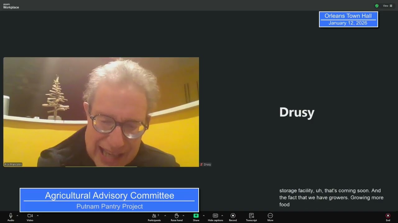 Agricultural Advisory Committee - January 12, 2026