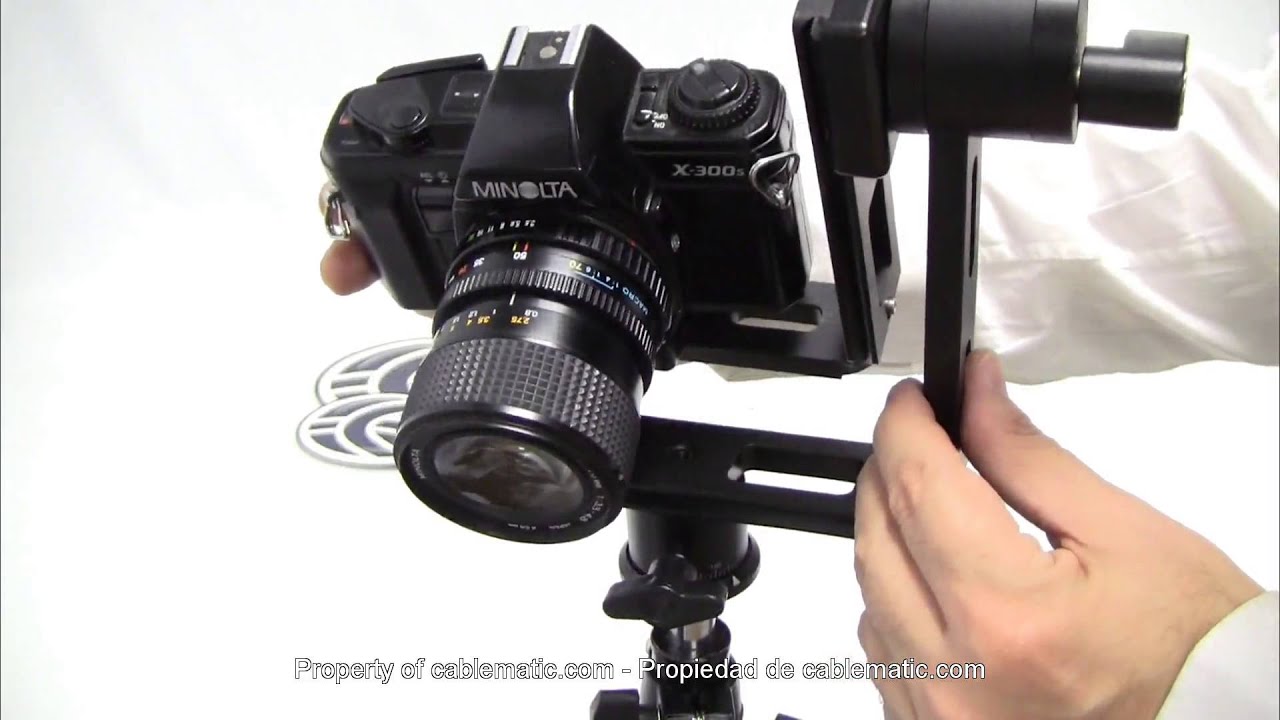 R&oacute;tula gimbal para tr&iacute;pode A distribuido por CABLEMATIC &reg;