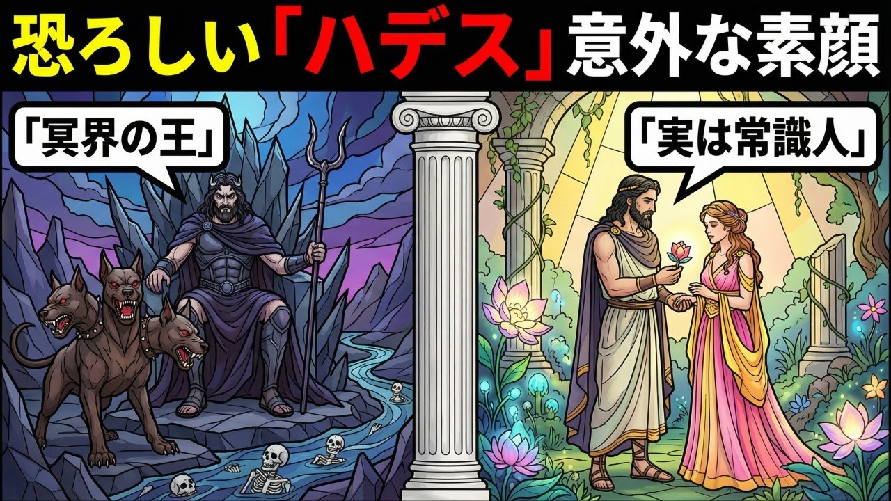 【睡眠用】冥界の王ハデスは実は「神話界一の常識人」だった？恐ろしいイメージの裏にある意外な素顔【ギリシャ神話・聞き流し】