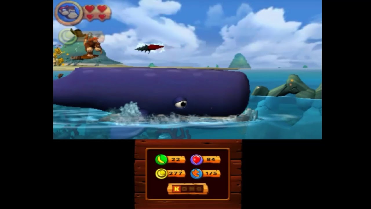 Donkey Kong Country Returns : 2-6 Cetáceos Cerúleos