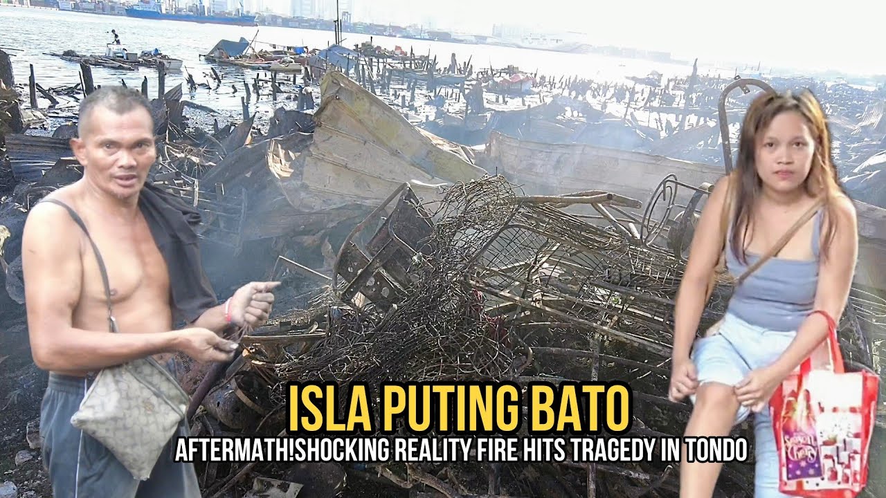 FULL VIDEO! SHOCKING!AFTERMATH in SEASIDE SLUM ISLA PUTING BATO TONDO MANILA PHILIPPINES[4K]