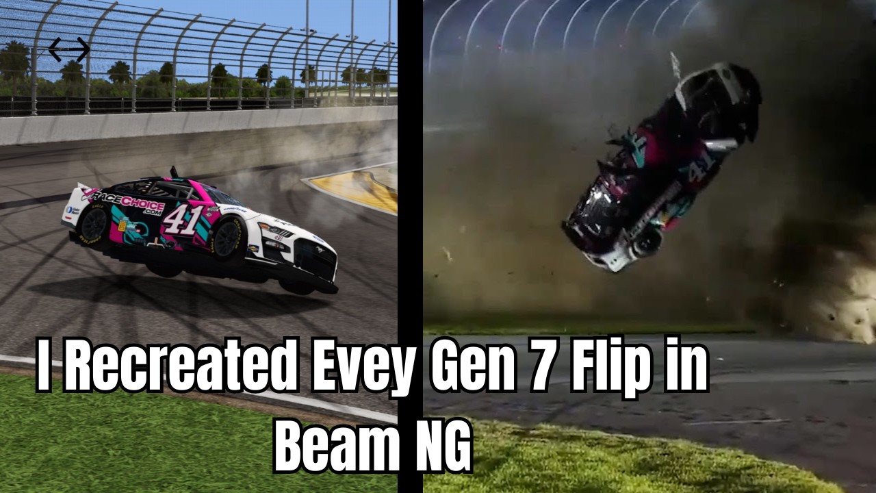 I recreated every Gen 7 Nascar Flip... PT1