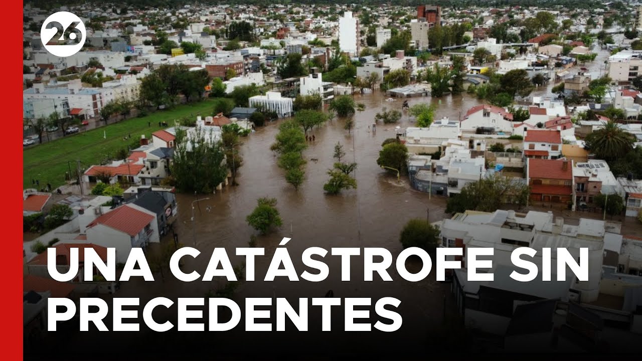 ARGENTINA | Hay más de 1.300 EVACUADOS por las INUNDACIONES en BAHÍA BLANCA