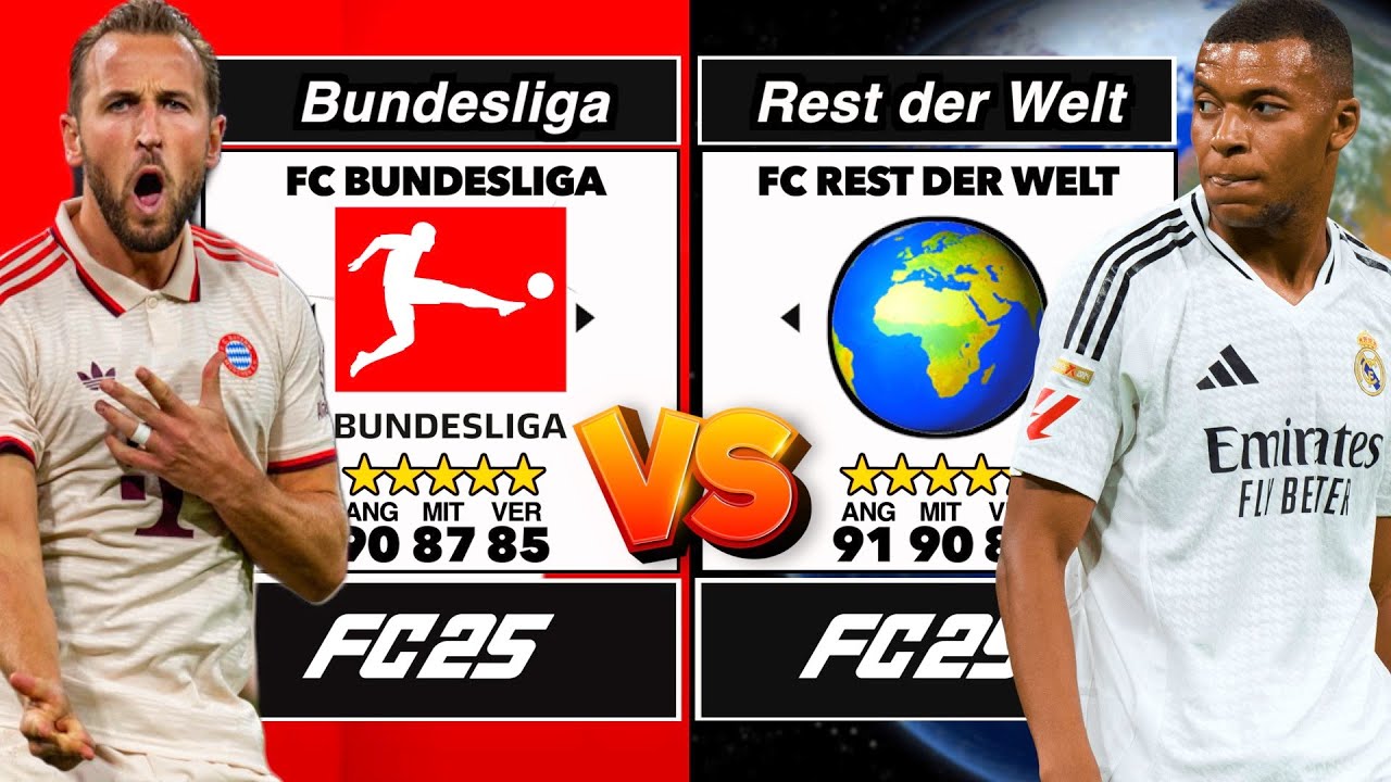FC Bundesliga vs FC Rest der Welt in FC 25! 👀🌍