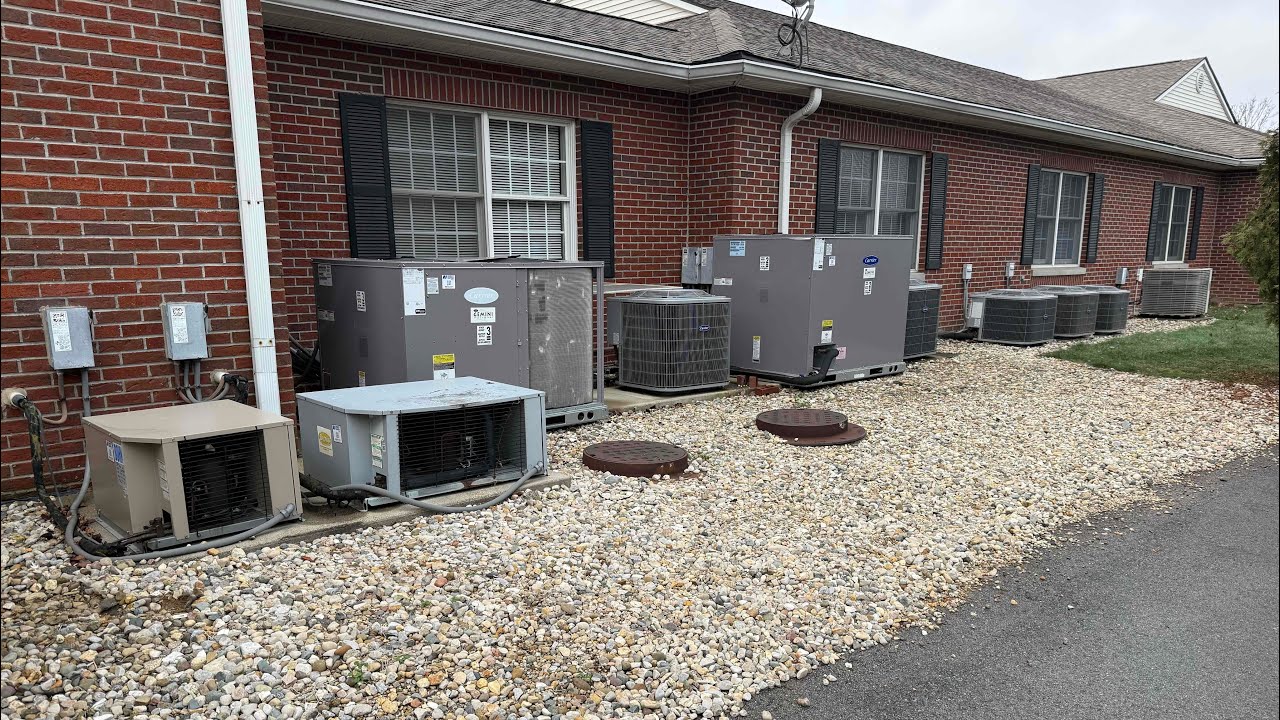 A Few Various Carrier Air Conditioners and More (Some Running)