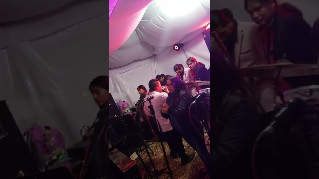 La Nueva Alegria orquesta en vivo Sanjuanitos: Paloma y kimsa Juyay