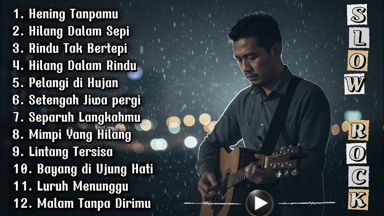 SLOW ROCK MELAYU TERBARU 2025🎶/LAGU BALLAD MENYAYAT HATI💔/Slow Melayu🎶