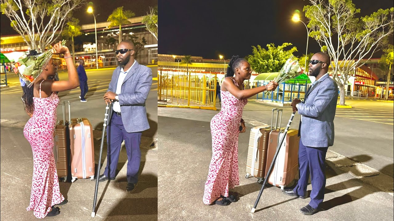 I CANT MARY A BLIND MAN…SHORN TRAVELLED FROM THE UK 🇬🇧 TO SEE HIS WIFE AFTER 3YEARS BUT ALIMKATAA 💔💔