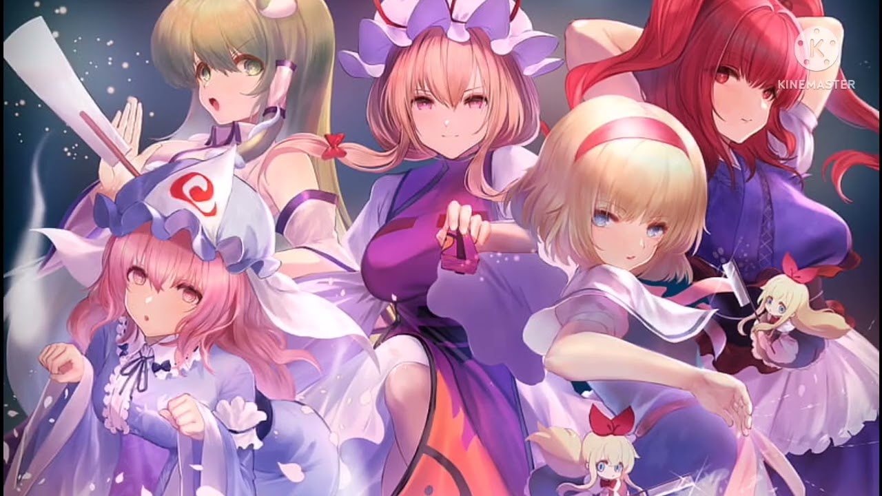 【公式】【東方Vocal】少女フラクタル / 果てなき風の軌跡さえ (Mix 同人Pv Senya&Marcia X 天宮みやX天宮みや）合唱