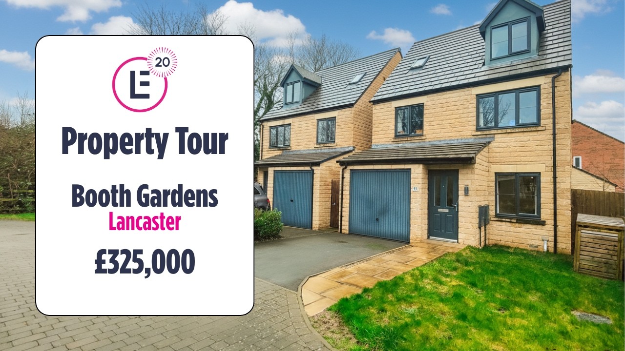 Exceptional 4 double bed detached family home on Booth Gardens in Lancaster | Property Tour
