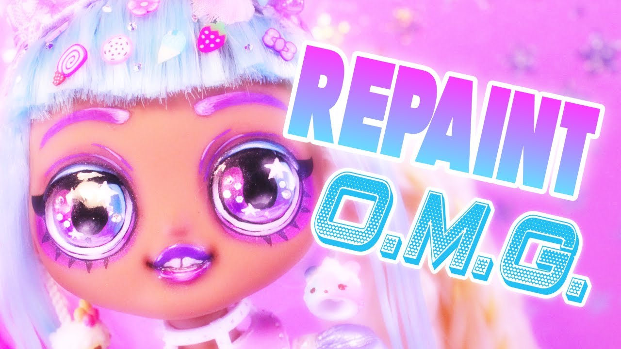 O.M.G. Candylicious ✨ Face Up Time | Doll RePaint!