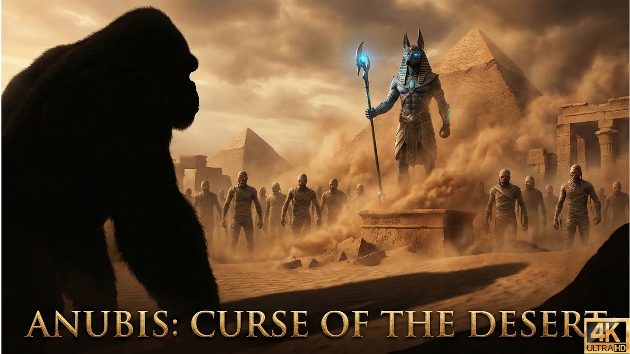 👀Most Epic Giant Battle| Mega Ape vs ANUBIS 🔥 Ancient Egypt Monster Battle | Epic Fight with (4K)