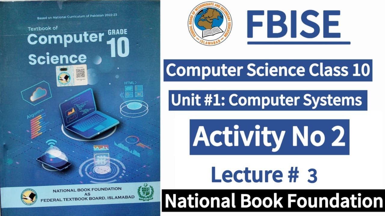 Class 10 Computer Science Unit 1 | Activity 2 | New Syllabus 2025