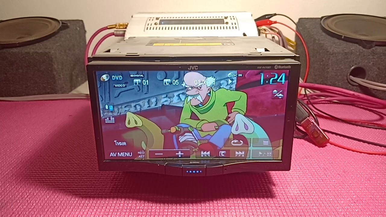 JVC KW-AV70BT DVD CD SD USB BLUETOOTH