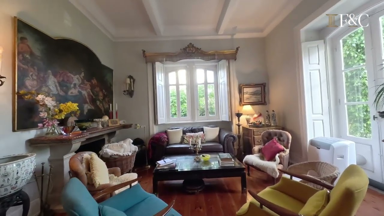 Historic Mansion in Monte Estoril | Jardim dos Passarinhos | Prime Cascais Coast