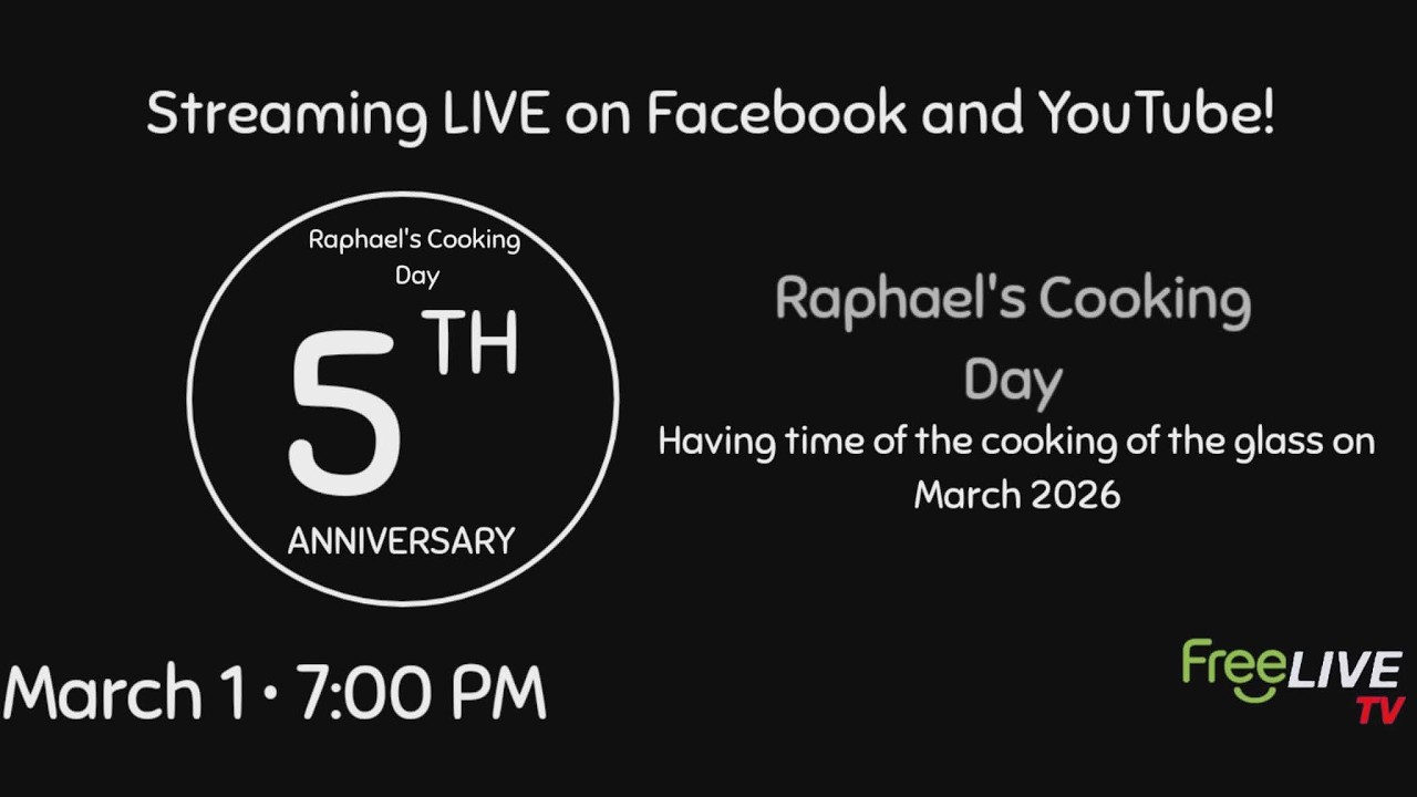 Raphael's Cooking Day (March 1, 2026) LIVESTREAM
